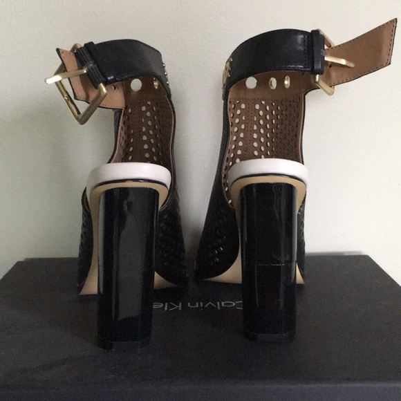 Nwot Calvin Klein 4” cage heels - Picture 4 of 6